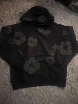 Denim Tears Cotton Wreath Hoodie Black