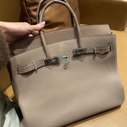 Hermes Birkin 35 Size with Crocodile Skin - Large 