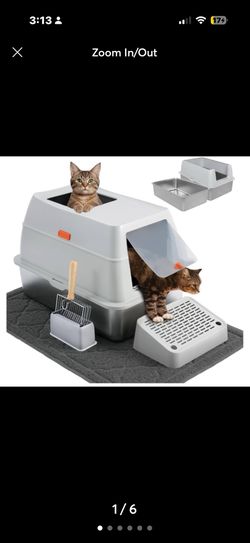 Brand New Stainless Steel Cat Litter Box