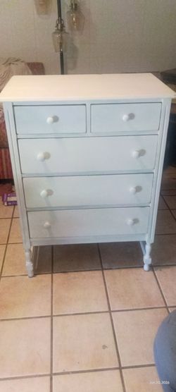 Charming white French country dresser