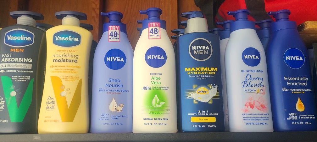 Nivea And Vaseline Lotion