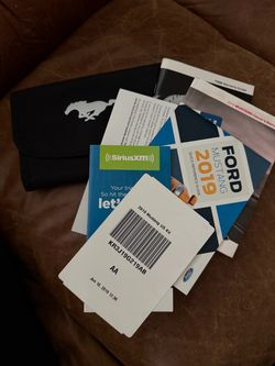 Brand new 2019 mustang  owner book manual
