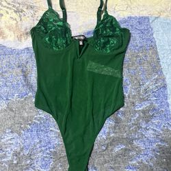 Green Bodysuit from Missguided