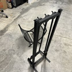 Fire Place Tool Set W/ Wood Rack