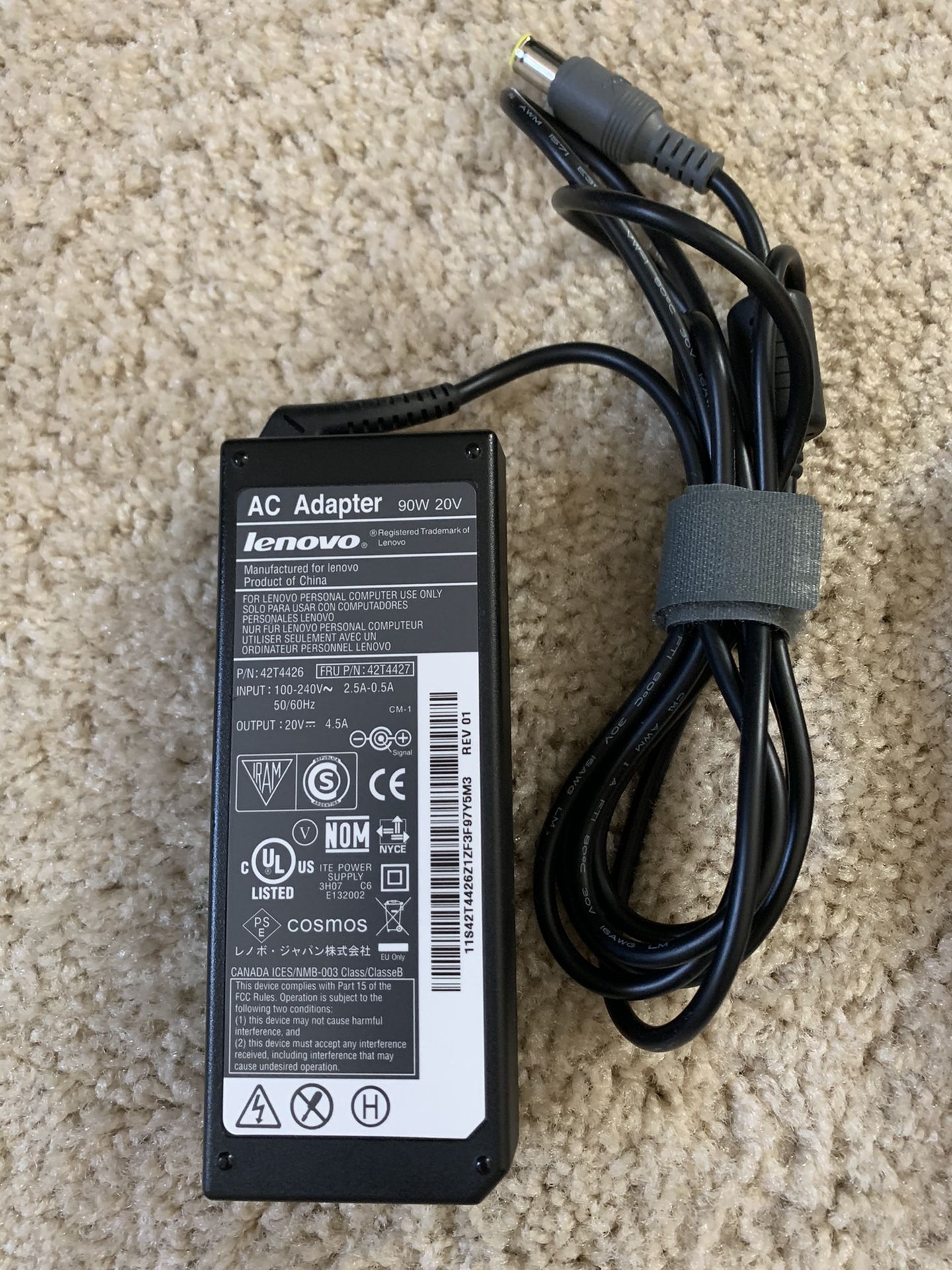 Lenovo AC Adapter 90W 20V