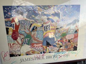 1984 Olympics Track And Field -by James Paul Brown