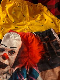 Novelty Shorts Bundle – Horror Clown & Yellow Print