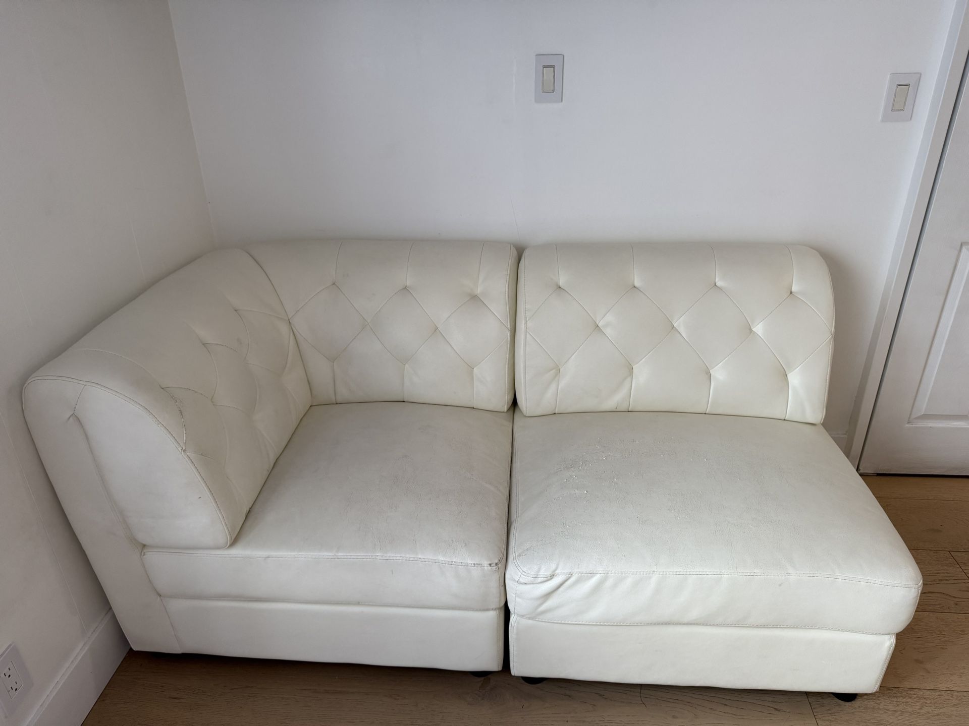 Small White Sectional Couch