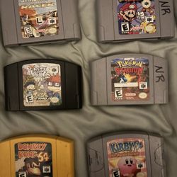 N64 Bundle Games + Memory Cards! 