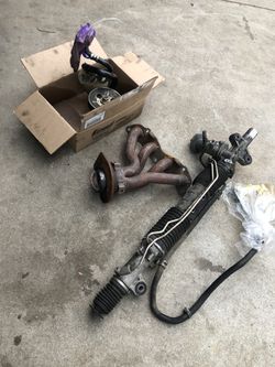 Acura rsx Rack and pinion headers and power steering pump
