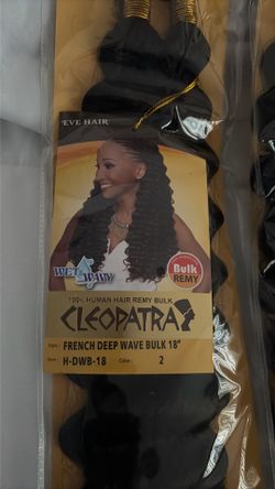 Deep wave human hair