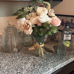Flower Bouquet With Vase