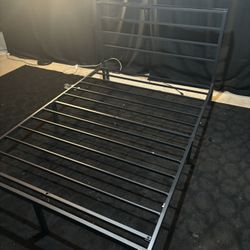 full size black bed frame