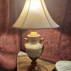 Vintage French porcelain lamp