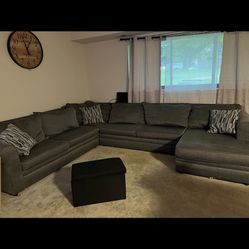 Large Grey Sectional 