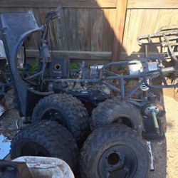 Quad Frame With Engine 