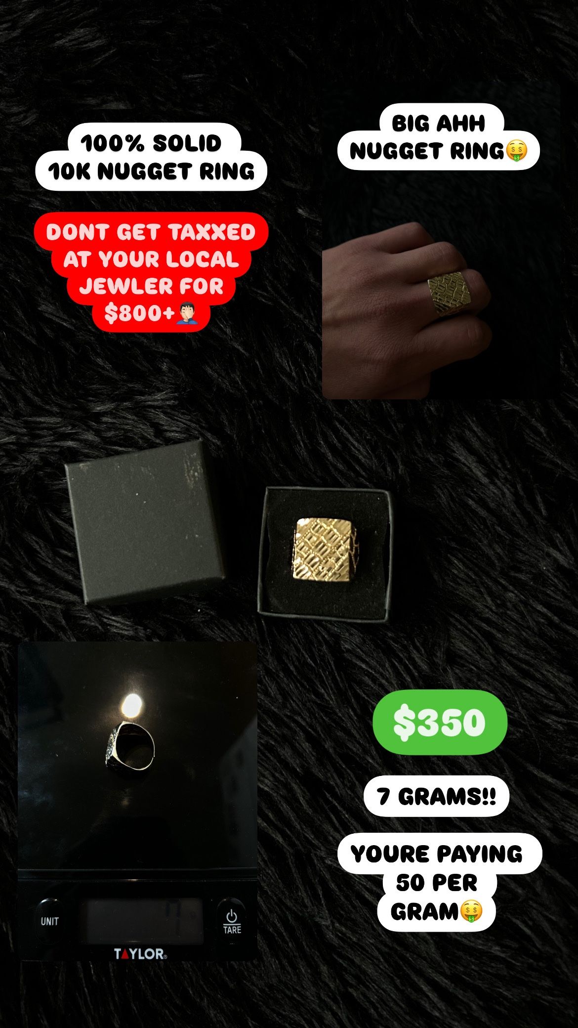 Big Nugget Ring