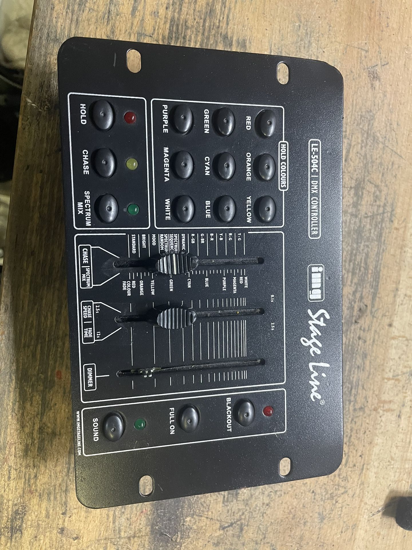 stageline LE504c dmx light controller mixer for party / stage lights