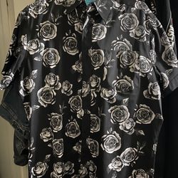 Flower Dress Up Shirt