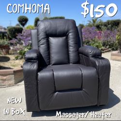 COMHOMA MANUAL SWIVEL RECLINER NEW FURNITURE 