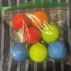 Maxfli Golf Balls Different Colors 7 Pack 