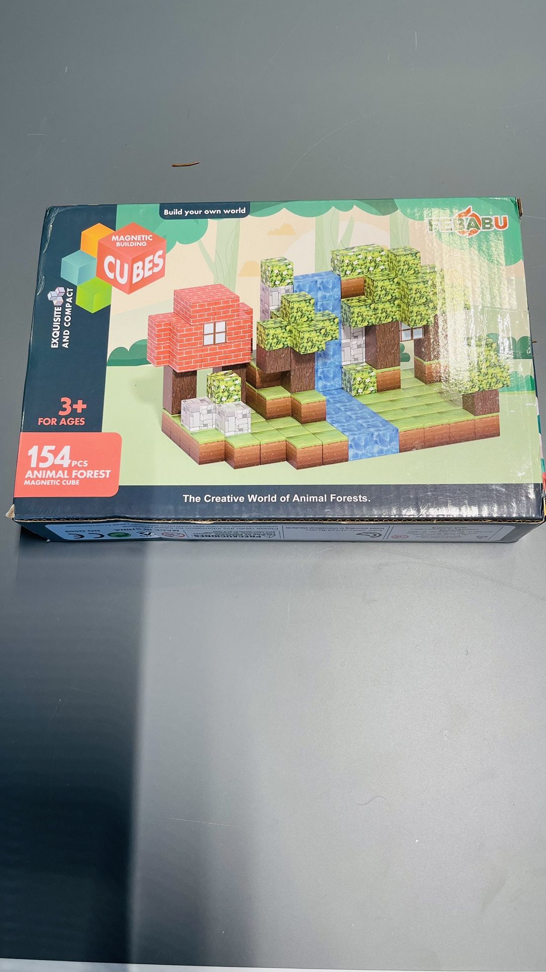 154PCS Magnetic Blocks - Magnetic Building Blocks, Stacking Magnetic Blocks for Kids, Sensory Toy for STEM Montessori for Kids 3+ Boys and Girls Chris