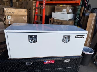 Buyers Products 1702410 Underbody Truck Tool Box 48x18x18 White Steel