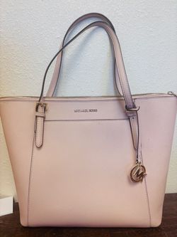 Michael Kors Pink Saffiano Leather Tote Bag