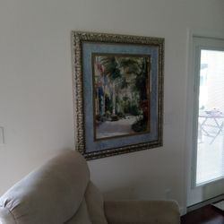 Picture With Gold Frame