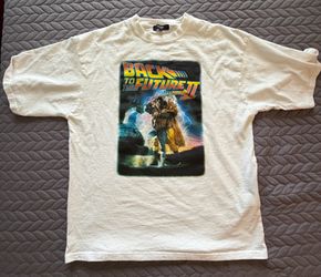 Vintage Adult Back To The Future Shirt-Medium