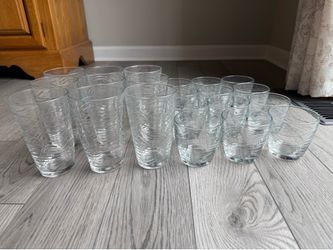 Libbey Orbita Tumbler And Rocks Glass Set Of 21