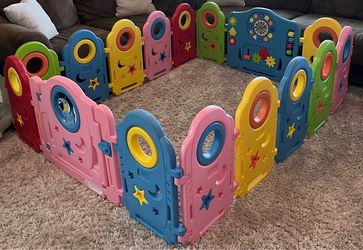 16 Panel Baby Playpen