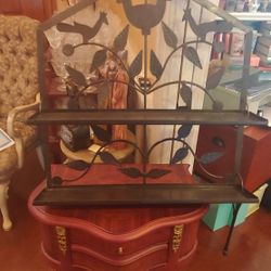 LARGE HEAVY METAL SHELVES UNIT