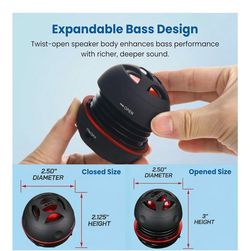 Mini Potable Speaker with Aux and Bluetooth