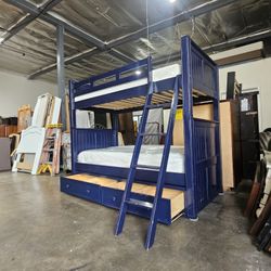 Twin Bunk Bed And Mattress 