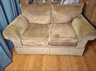 Beautiful beige loveseat
