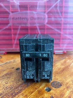 Siemens 60 Amp 2-Pole Circuit Breaker – $25