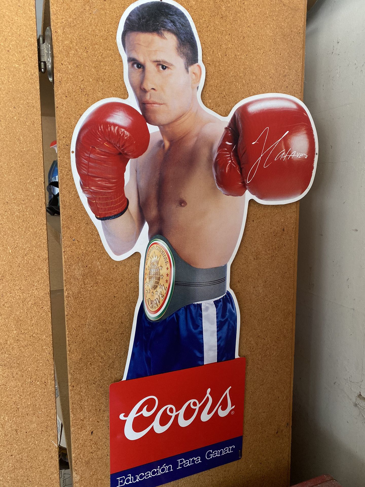 Julio Cesar Chavez Metal Sign