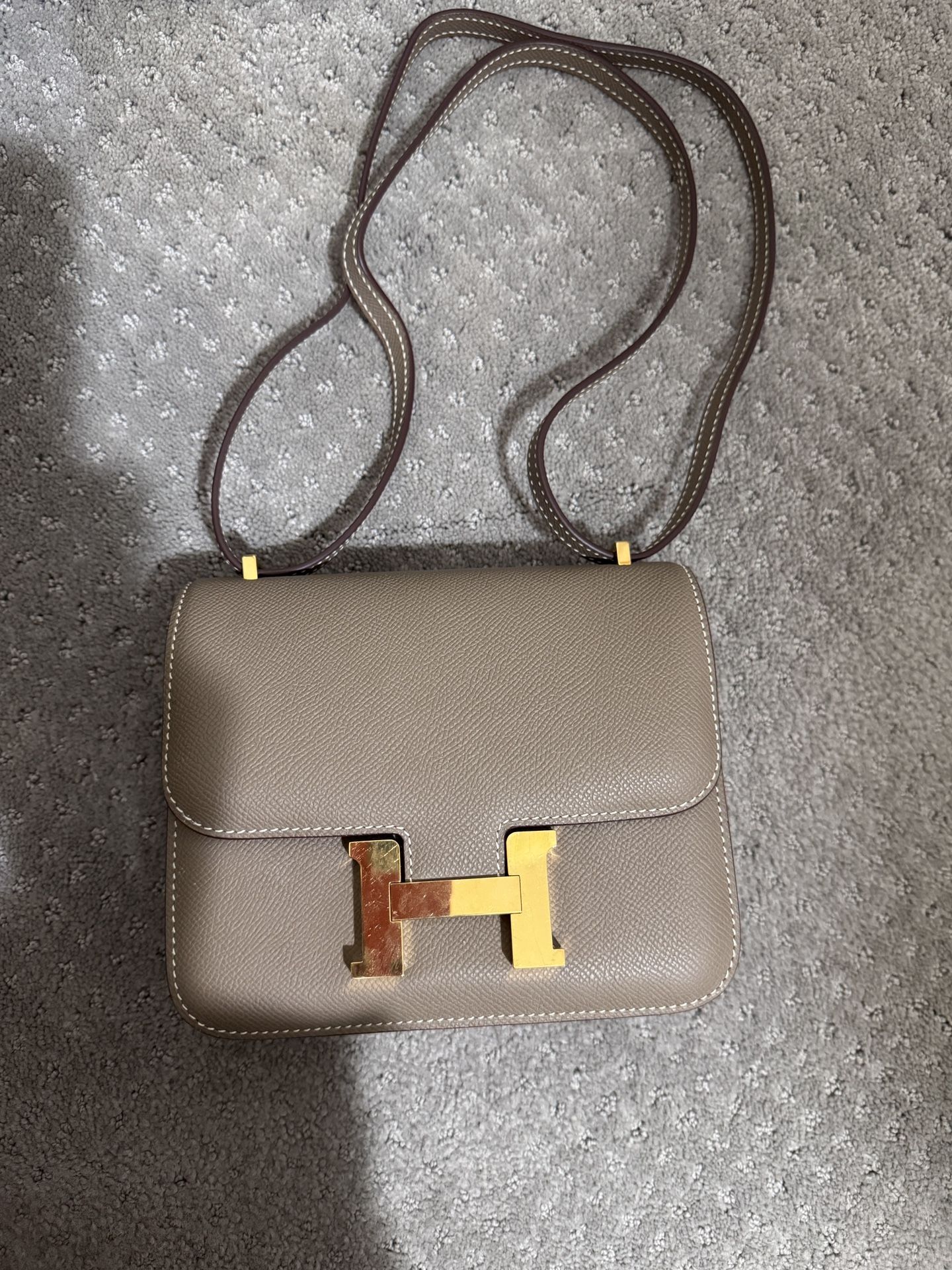 Shoulder Bag Real Smooth Calfskin Leather Beautiful