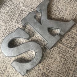 decorative Letter ‘S’ and ‘K’