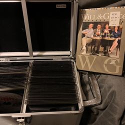 40 ++ DVDs with Silver case and an itemized spreadsheet. 