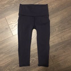 Toddler Girls Lululemon 4T Leggings Navy