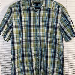  Banana Republic Shirt Mens Green Button Down Classiccore Preppy Casual