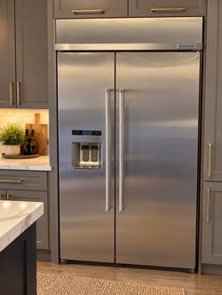 42” KitchenAid Stainless Steel Side-by-Side Refrigerator with Exterior Water & Ice Dispenser