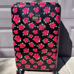 Suitcase With Rose Design