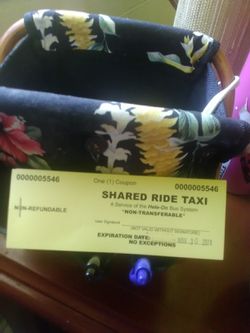 Taxi coupons for sale