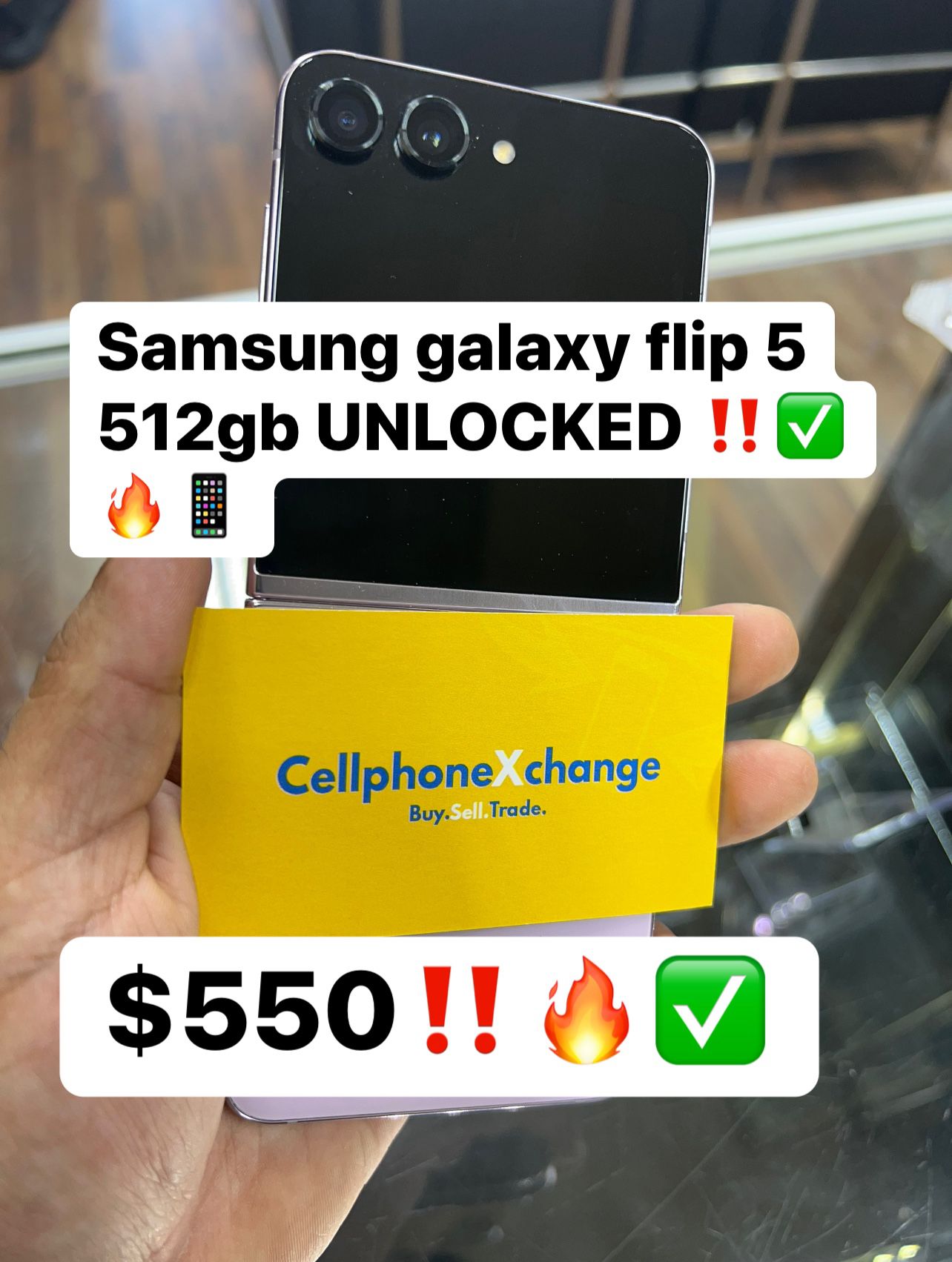 Samsung Galaxy Flip 5 512gb UNLOCKED 