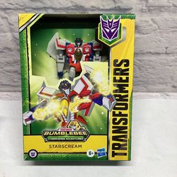 Hasbro Transformers Bumblebee Cyberverse Deluxe Class Starscream Action Figure