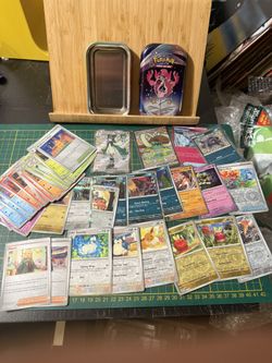 Pokemon TCG Card Game Tin And Cards Shinys And Holos