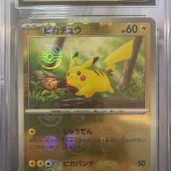CGC 10 Pristine 2023 Pokemon Japanese Master Ball Reverse Holo 151 #025 Pikachu